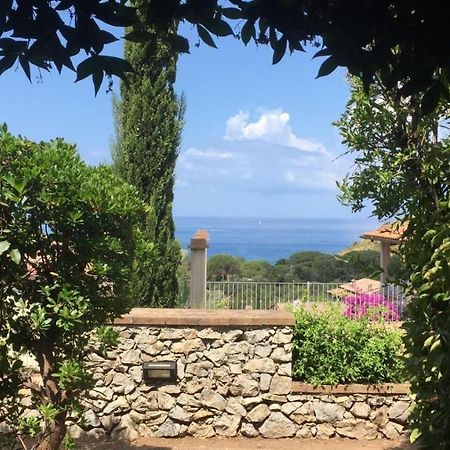 Villa Nisportino, Elba. Bilocale Con Patio Vista Mare. Casale Gastagno Esterno foto