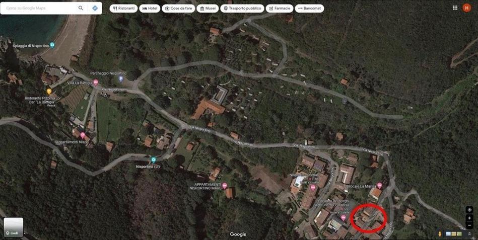 Villa Nisportino, Elba. Bilocale Con Patio Vista Mare. Casale Gastagno Esterno foto