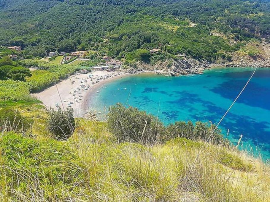 Villa Nisportino, Elba. Bilocale Con Patio Vista Mare. Casale Gastagno Esterno foto